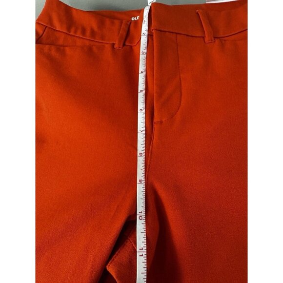 Old Navy NWT Red Pixie Skinny Ankle Pants 4 High Rise Classic Chic Workwear - Picture 4 of 11